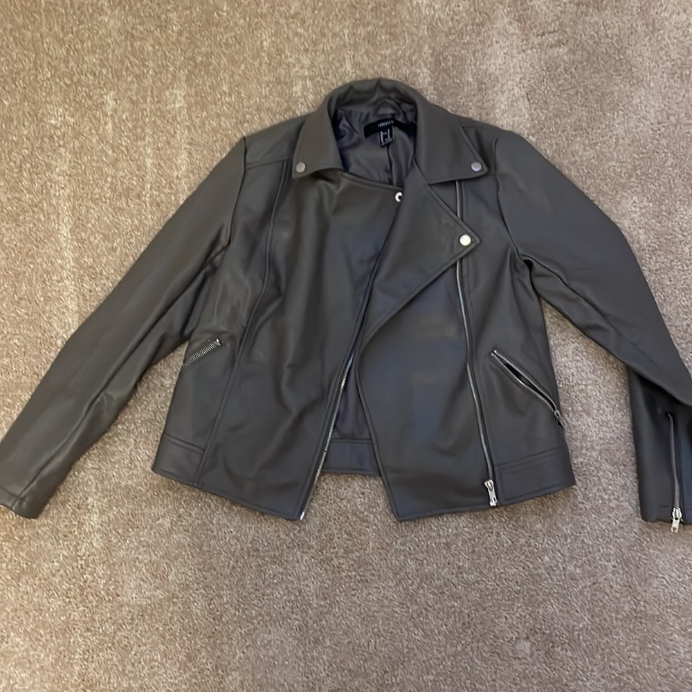 Forever 21 faux leather jacket